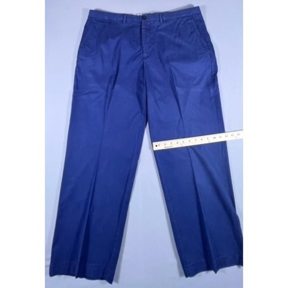 Tommy Bahama Boracay Chino Pants Men's 44x32 Blue Cotton Blend Straight Leg